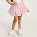 Charmz Bow Accented Tulle Skirt with Headband-Girls-thumbnail-1
