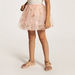 Charmz Embroidered Tulle Skirt with Elasticated Waistband-Girls-thumbnail-1