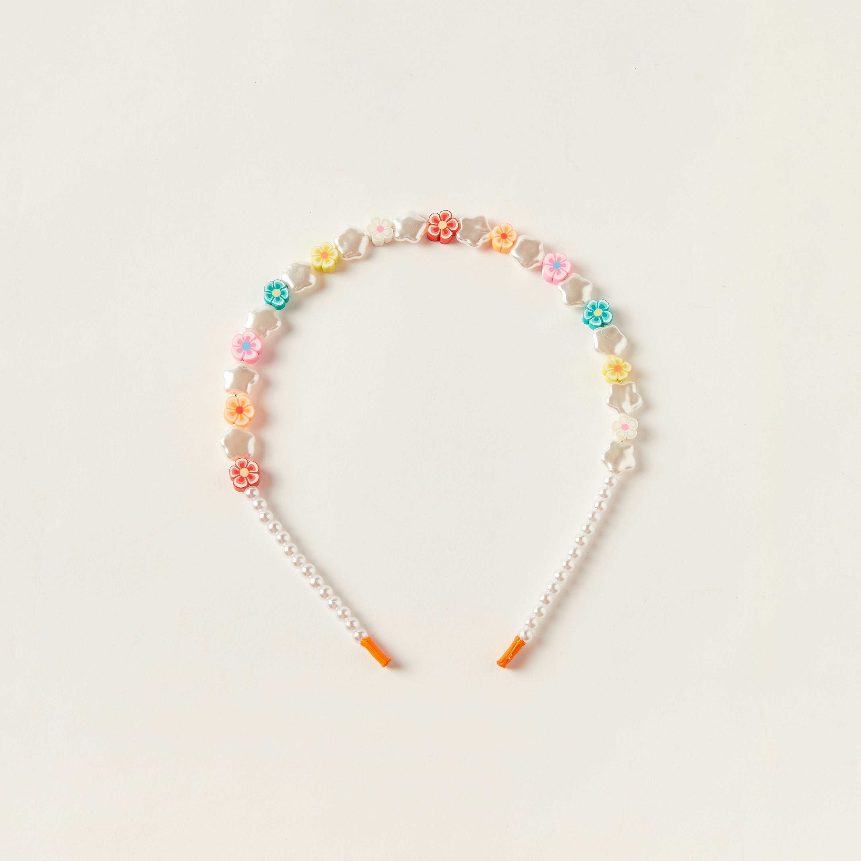 طقم مشبك شعر وشريطة بتزيينات خرز من تشارمز-baby-girls-accessories-hairaccessories-image-2