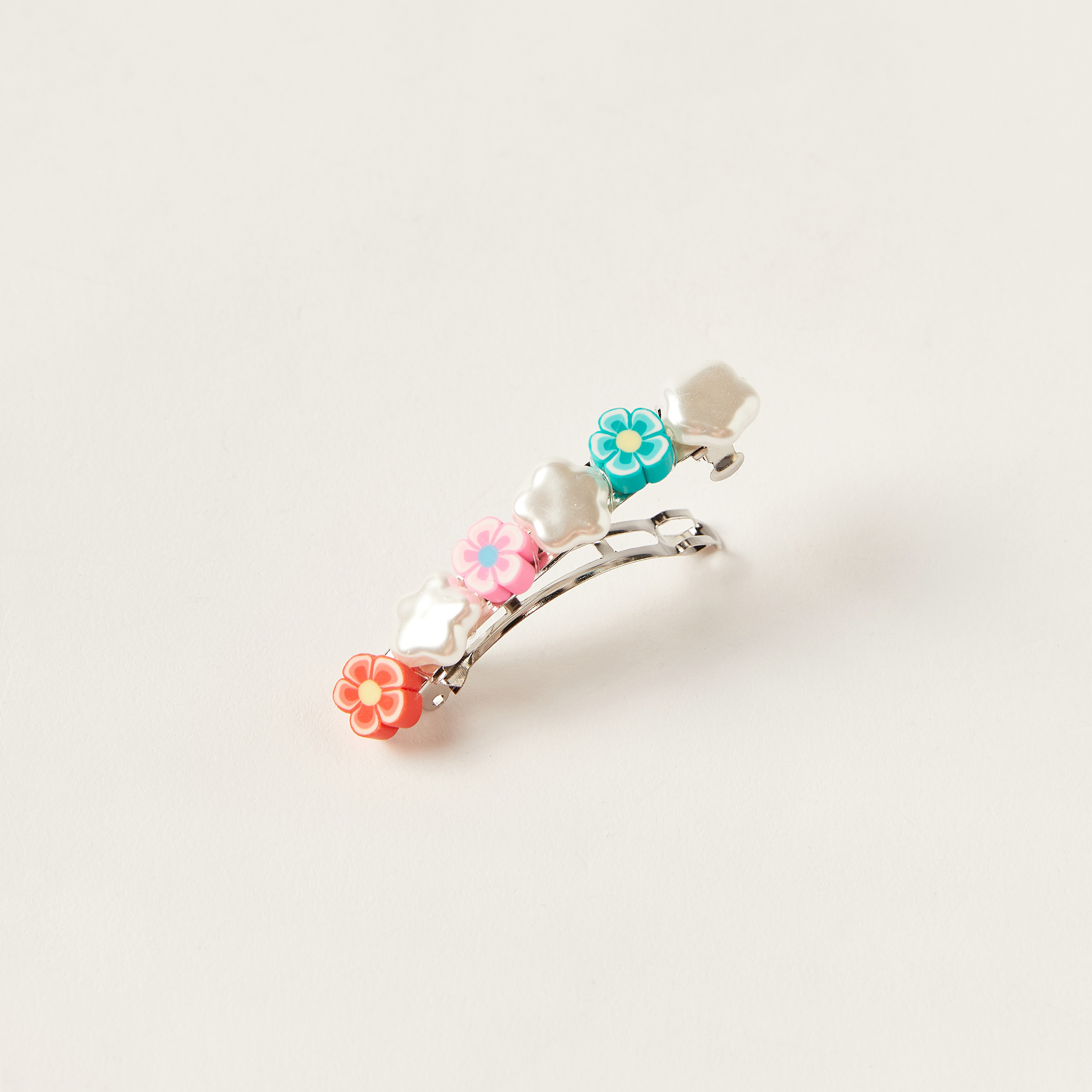 طقم مشبك شعر وشريطة بتزيينات خرز من تشارمز-baby-girls-accessories-hairaccessories-image-4