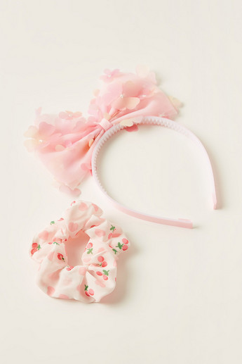 Charmz 2-Piece Floral Embellished Hair Accessory Set