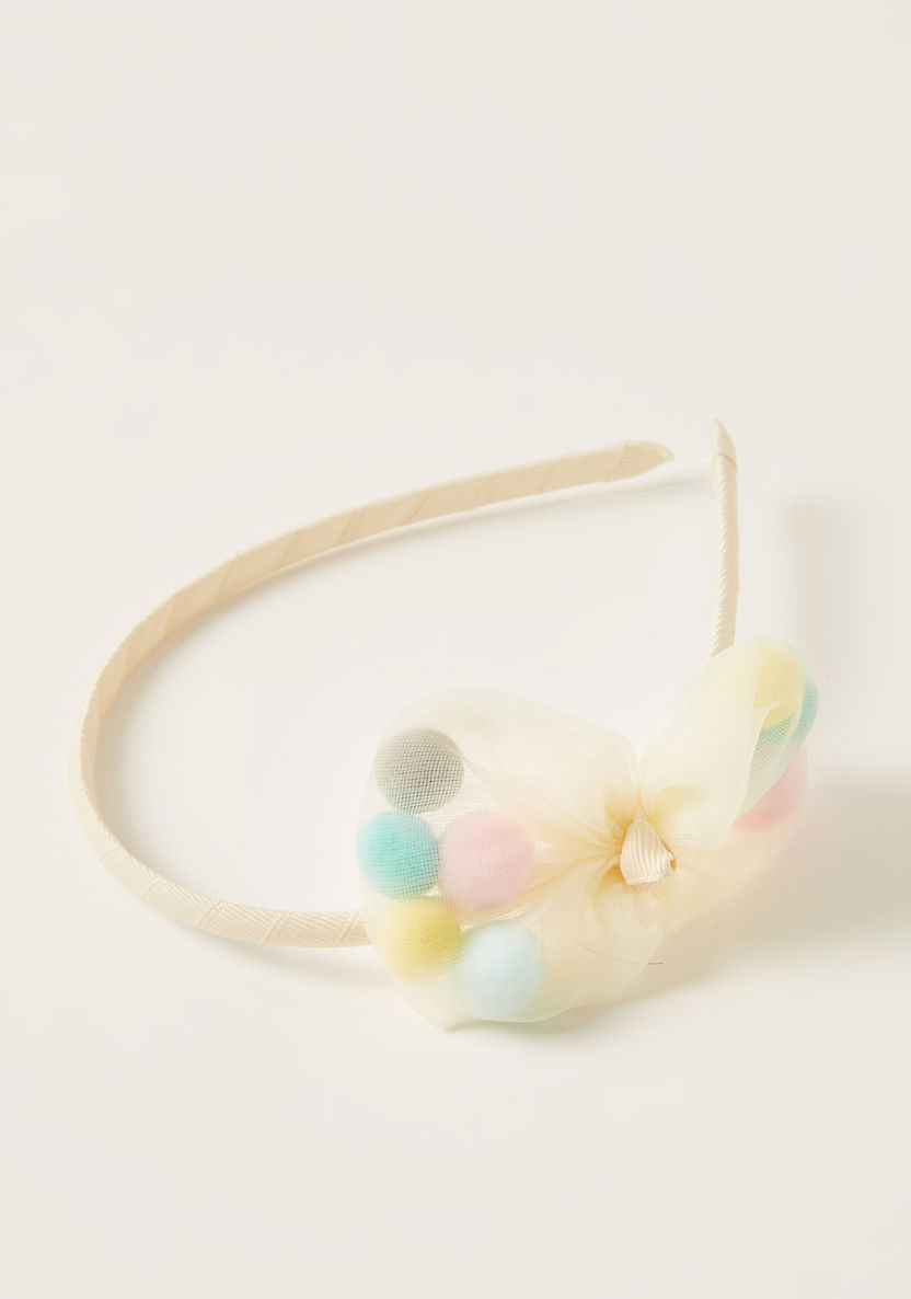Charmz Bow Accented Hairband and Hair Tie-Hair Accessories-image-3