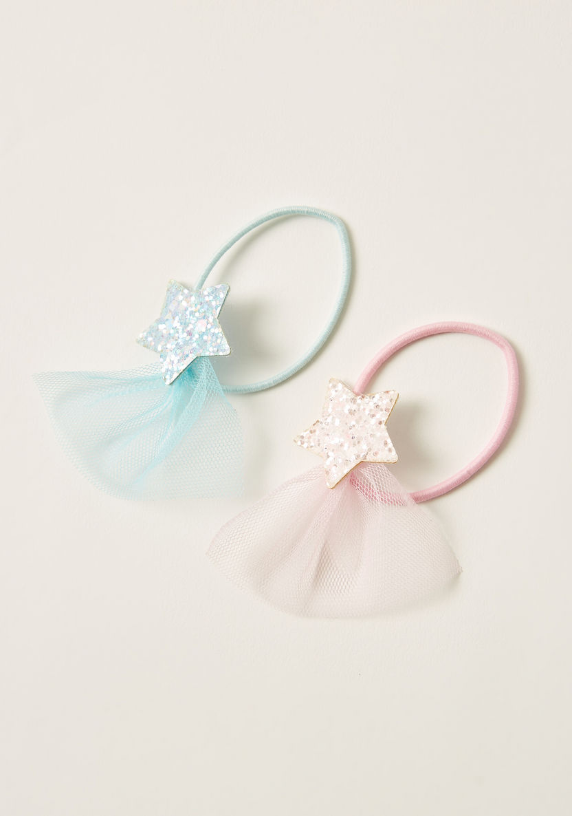 Charmz 3-Piece Embellished Headband and Hair Tie Set-Hair Accessories-image-2