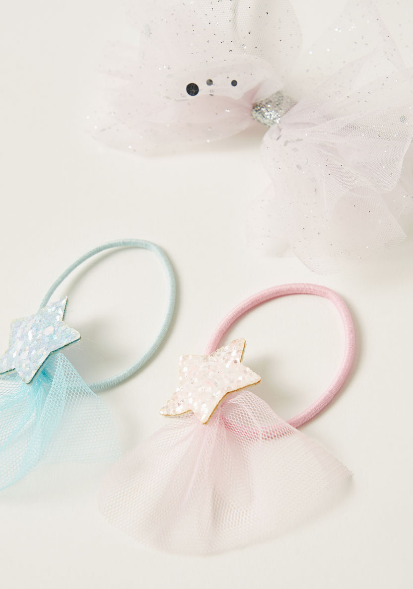 Charmz 3-Piece Embellished Headband and Hair Tie Set-Hair Accessories-image-3