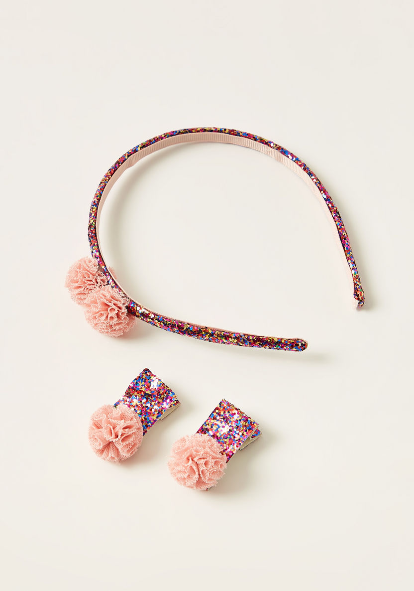 Charmz Embellished 3-Piece Hair Accessory Set-Hair Accessories-image-0