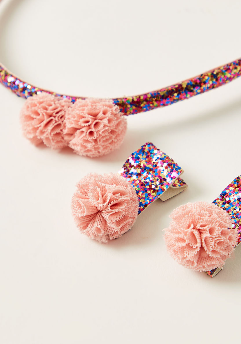 Charmz Embellished 3-Piece Hair Accessory Set-Hair Accessories-image-3