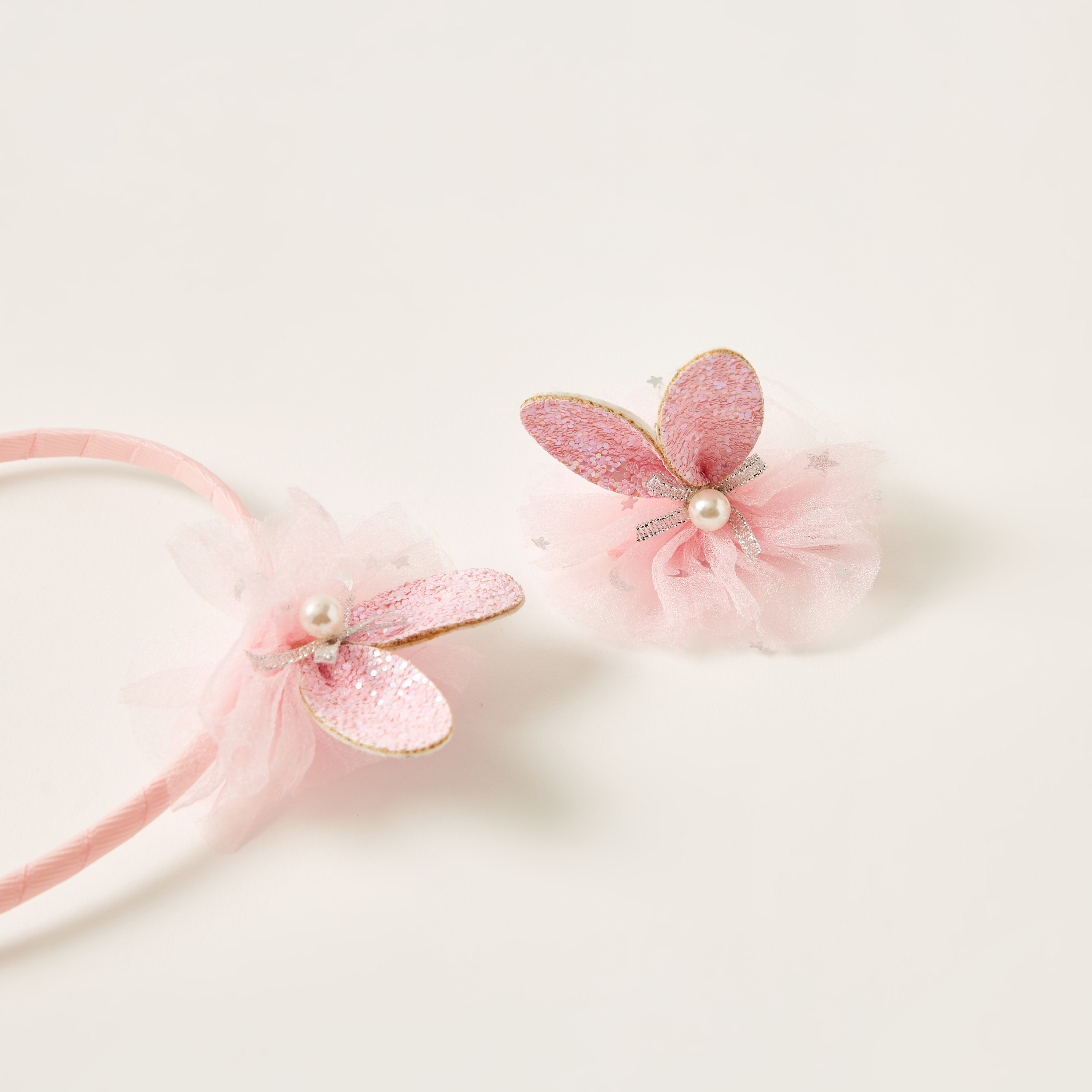 Charmz Floral Embellished Hairband and Hair Clip Set-baby-girls-accessories-hairaccessories-image-4