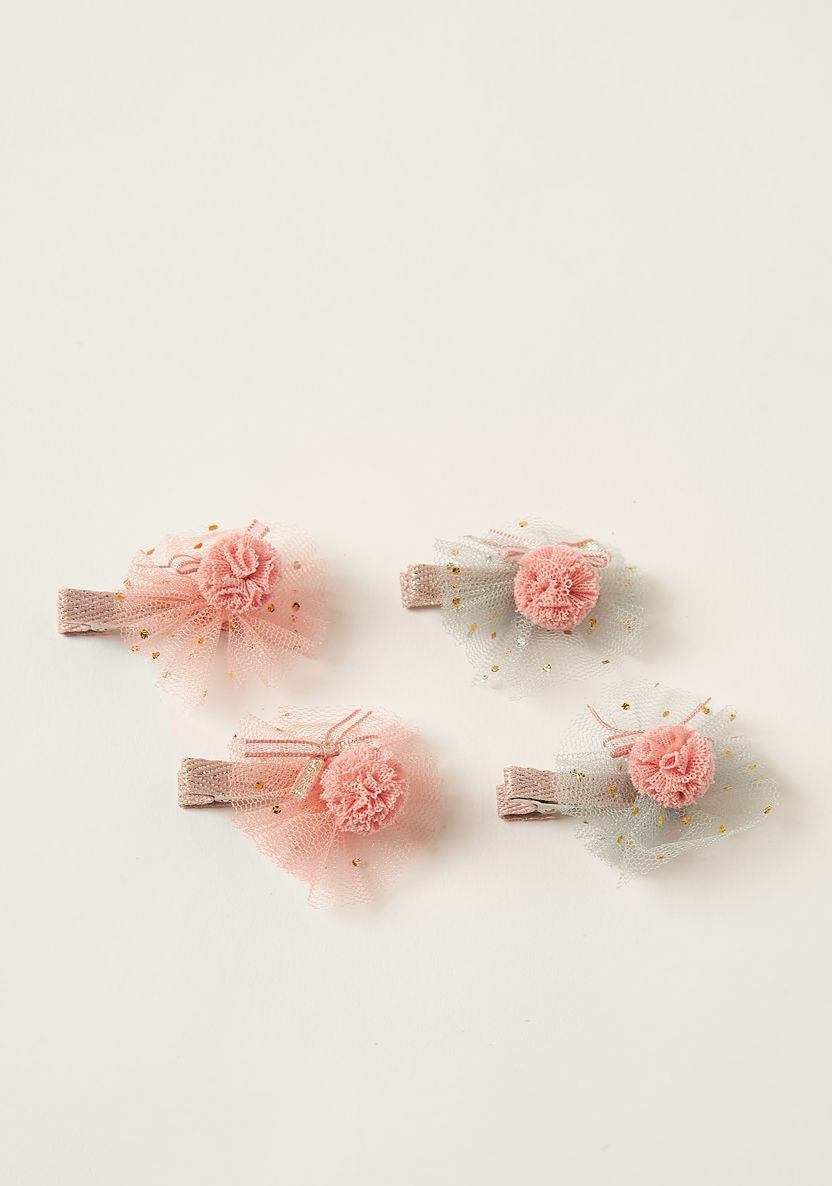 Charmz Embellished Hair Clip - Set of 4-Hair Accessories-image-0