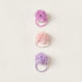 Charmz Floral Accented Hair Tie - Set of 3-Hair Accessories-thumbnail-1