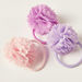 Charmz Floral Accented Hair Tie - Set of 3-Hair Accessories-thumbnail-3