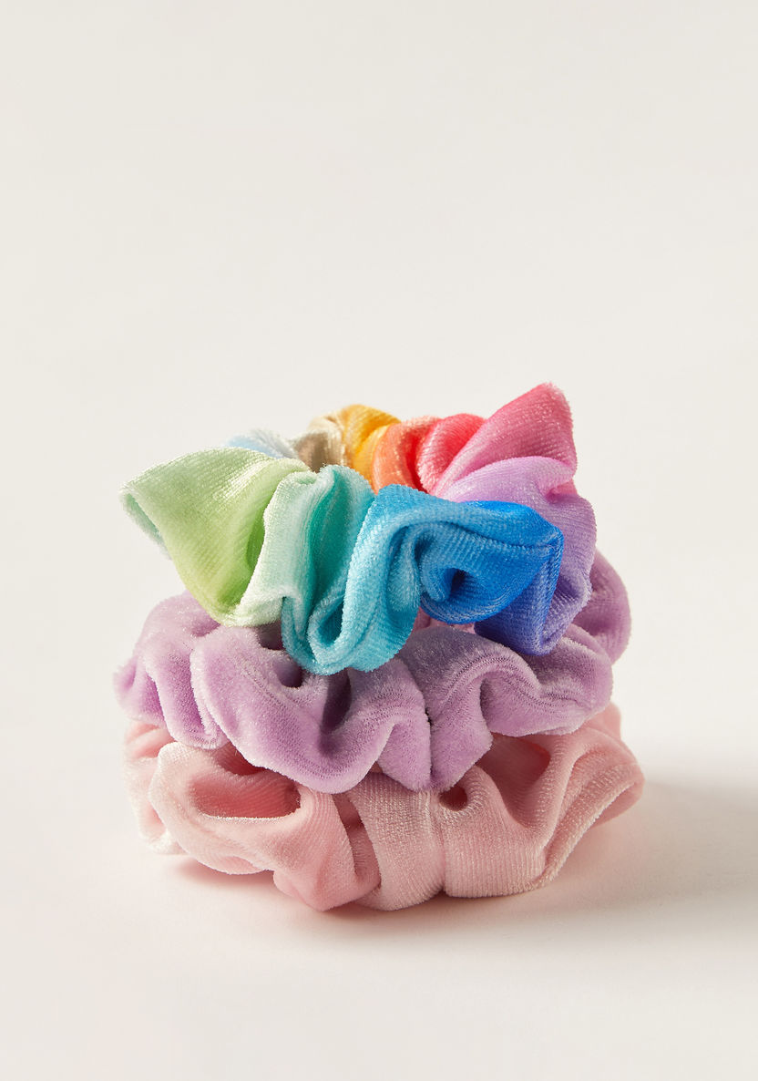 Charmz Assorted Hair Scrunchie - Set of 3-Hair Accessories-image-1