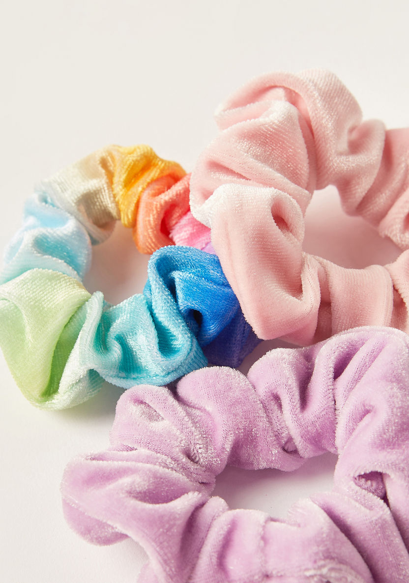 Charmz Assorted Hair Scrunchie - Set of 3-Hair Accessories-image-3