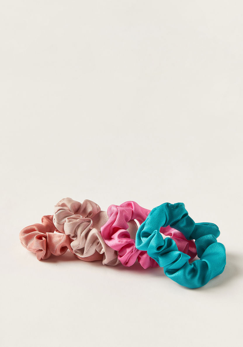 Solid Hair Scrunchie - Set of 4-Hair Accessories-image-0