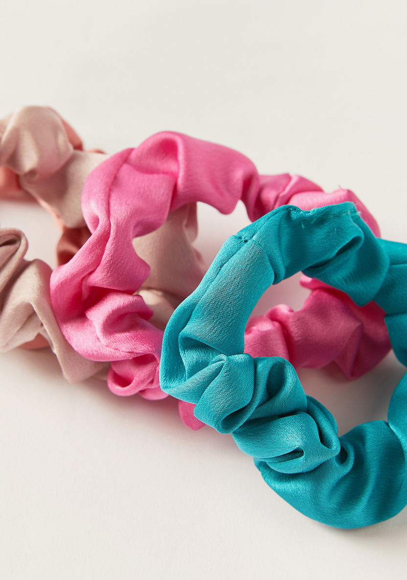 Solid Hair Scrunchie - Set of 4-Hair Accessories-image-3
