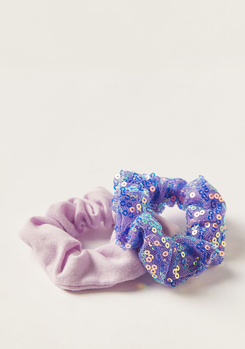 Charmz Assorted Hair Scrunchie - Set of 2-Hair Accessories-image-0