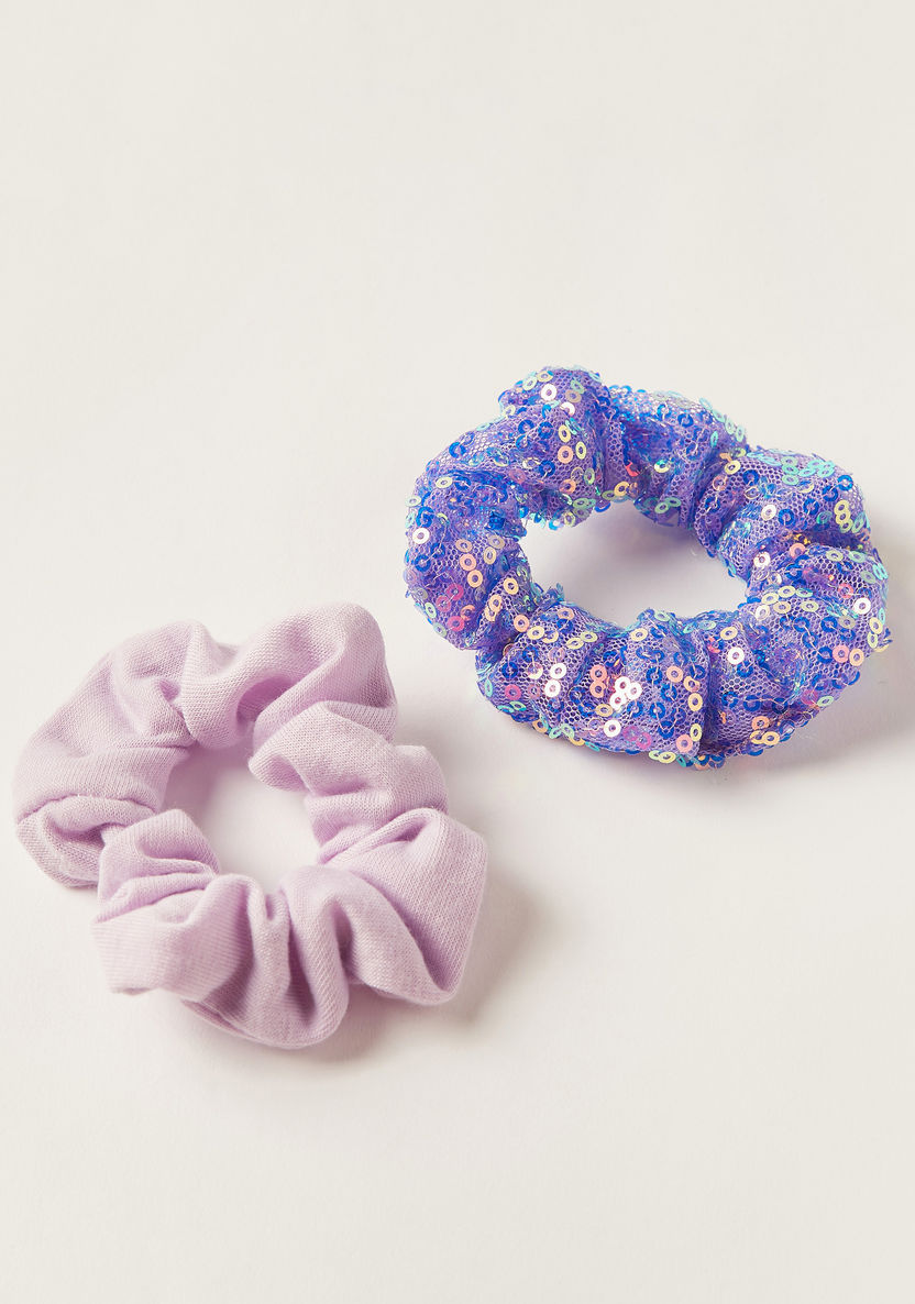 Charmz Assorted Hair Scrunchie - Set of 2-Hair Accessories-image-1