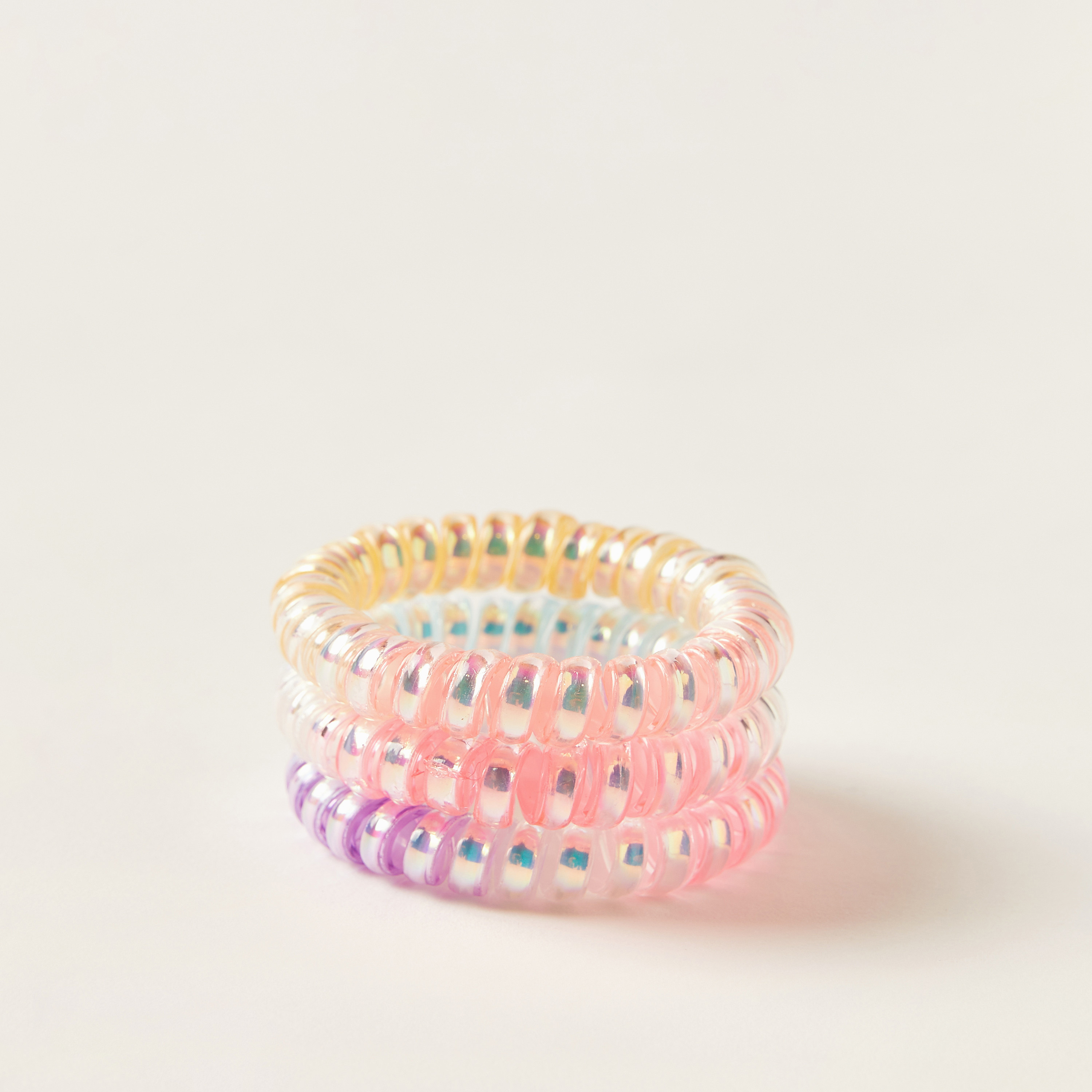 ربطات شعر سبيرال من تشارمز - طقم من 3 قطع-baby-girls-accessories-hairaccessories-image-1
