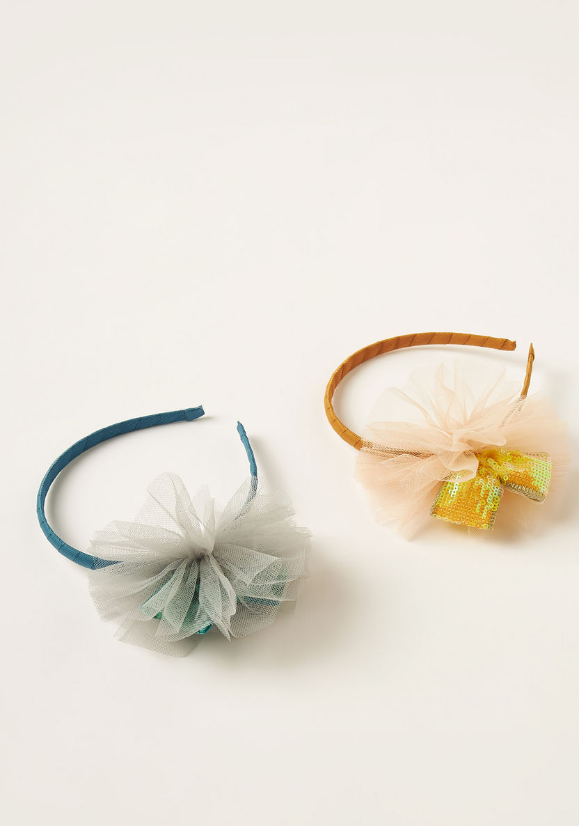 Charmz Hairband with Bow Accent - Set of 2-Hair Accessories-image-0