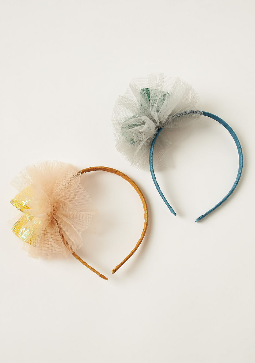 Charmz Hairband with Bow Accent - Set of 2-Hair Accessories-image-1