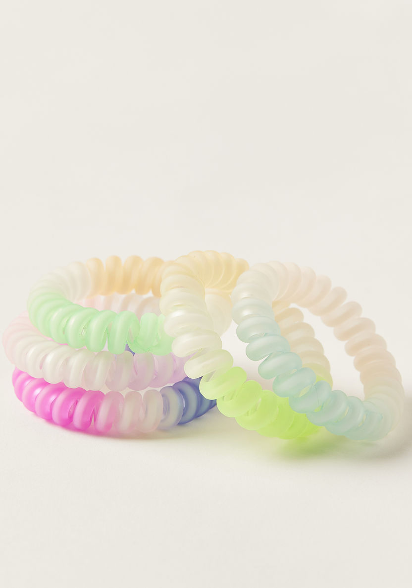 Charmz Ombre Cable Hair Tie - Set of 5-Hair Accessories-image-1
