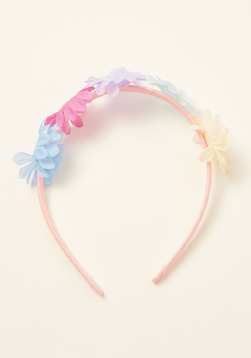Charmz Floral Accented Headband-Hair Accessories-image-0