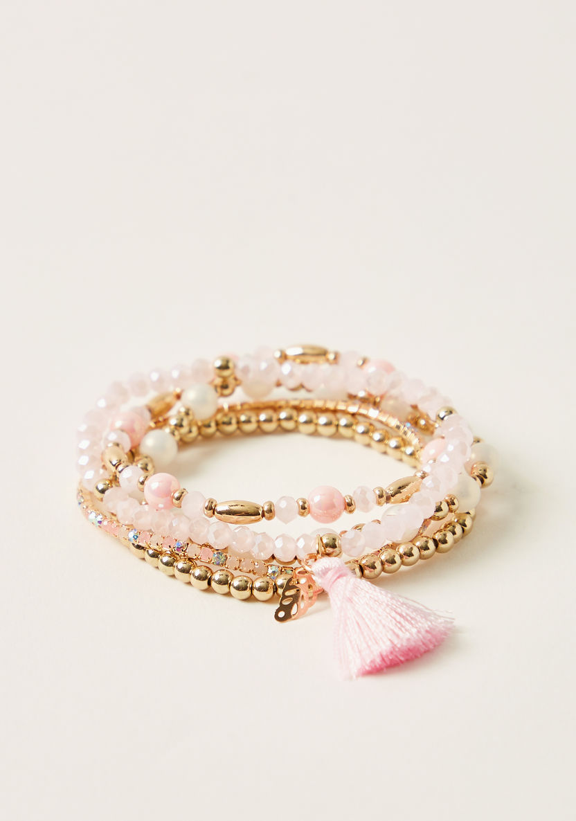 Charmz Beaded Bracelet - Set of 5-Jewellery-image-0