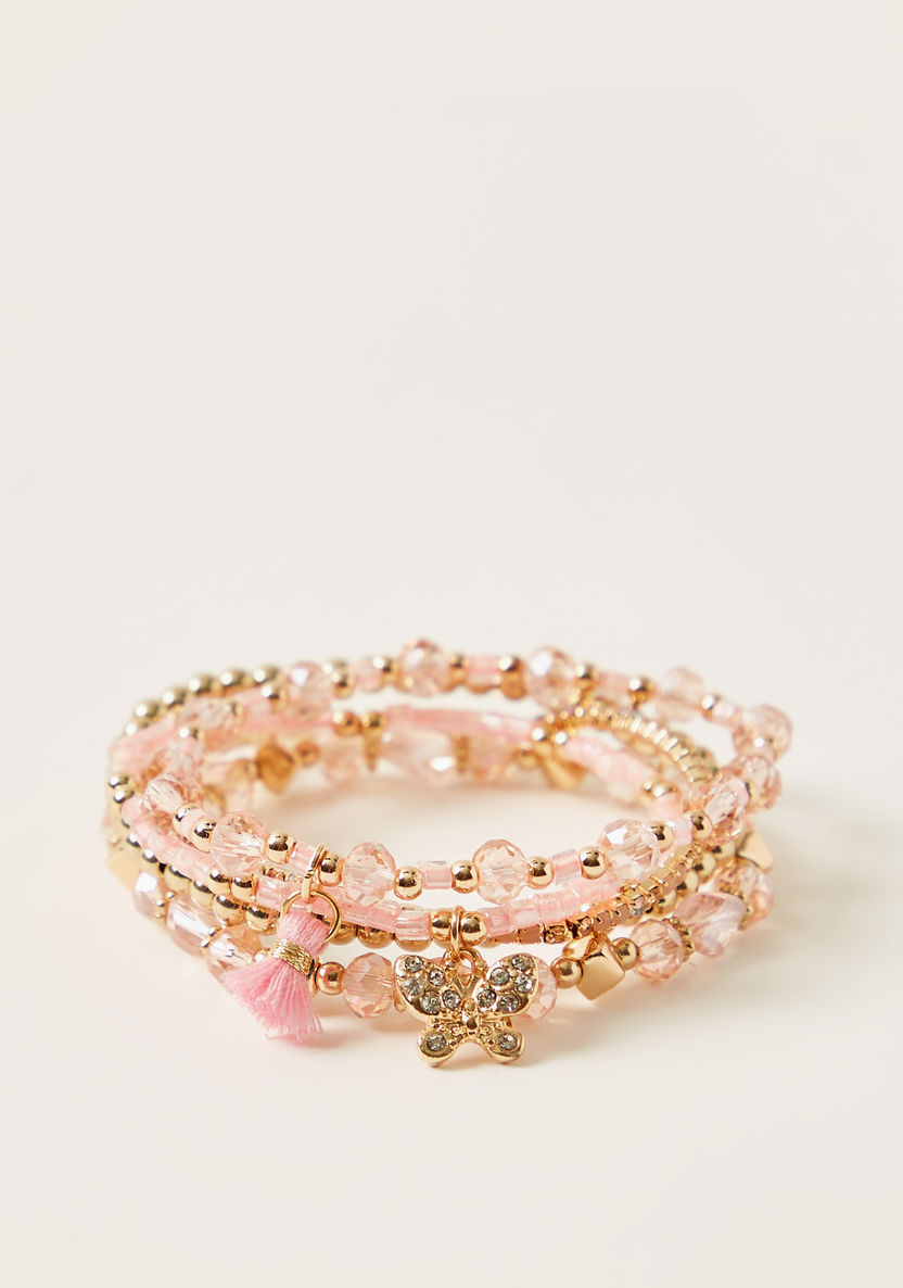 Charmz Embellished Bracelet - Set of 5-Jewellery-image-0
