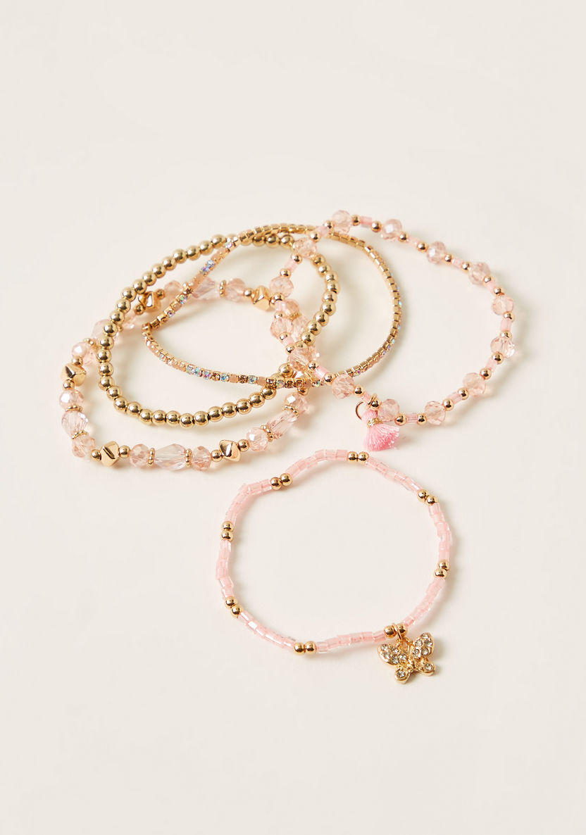 Charmz Embellished Bracelet - Set of 5-Jewellery-image-1