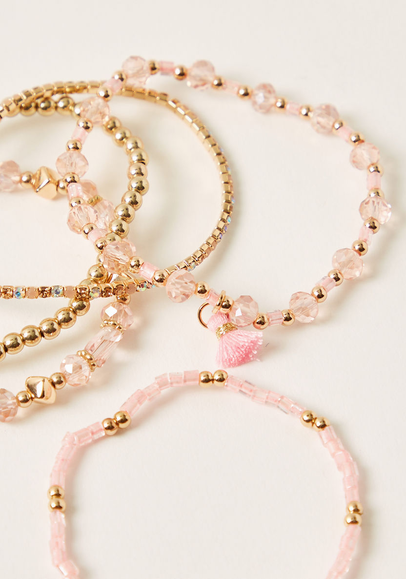 Charmz Embellished Bracelet - Set of 5-Jewellery-image-2