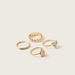 Charmz Embellished Ring - Set of 4-Jewellery-thumbnail-1