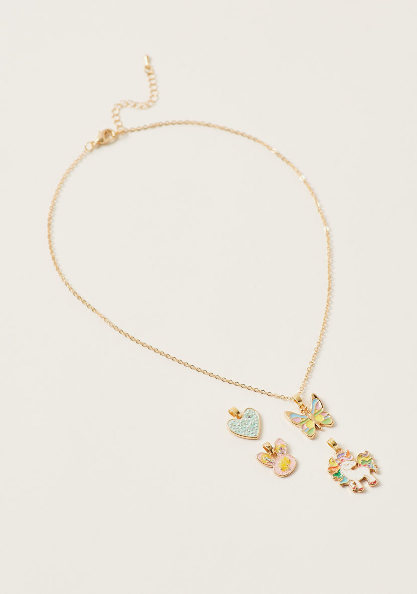 Charmz 4-Piece Chain Necklace and Pendant Set-Jewellery-image-0