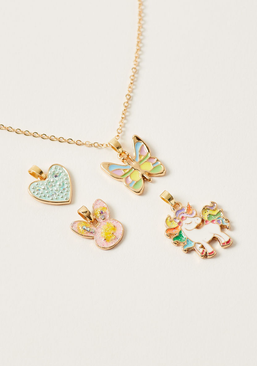 Charmz 4-Piece Chain Necklace and Pendant Set-Jewellery-image-1