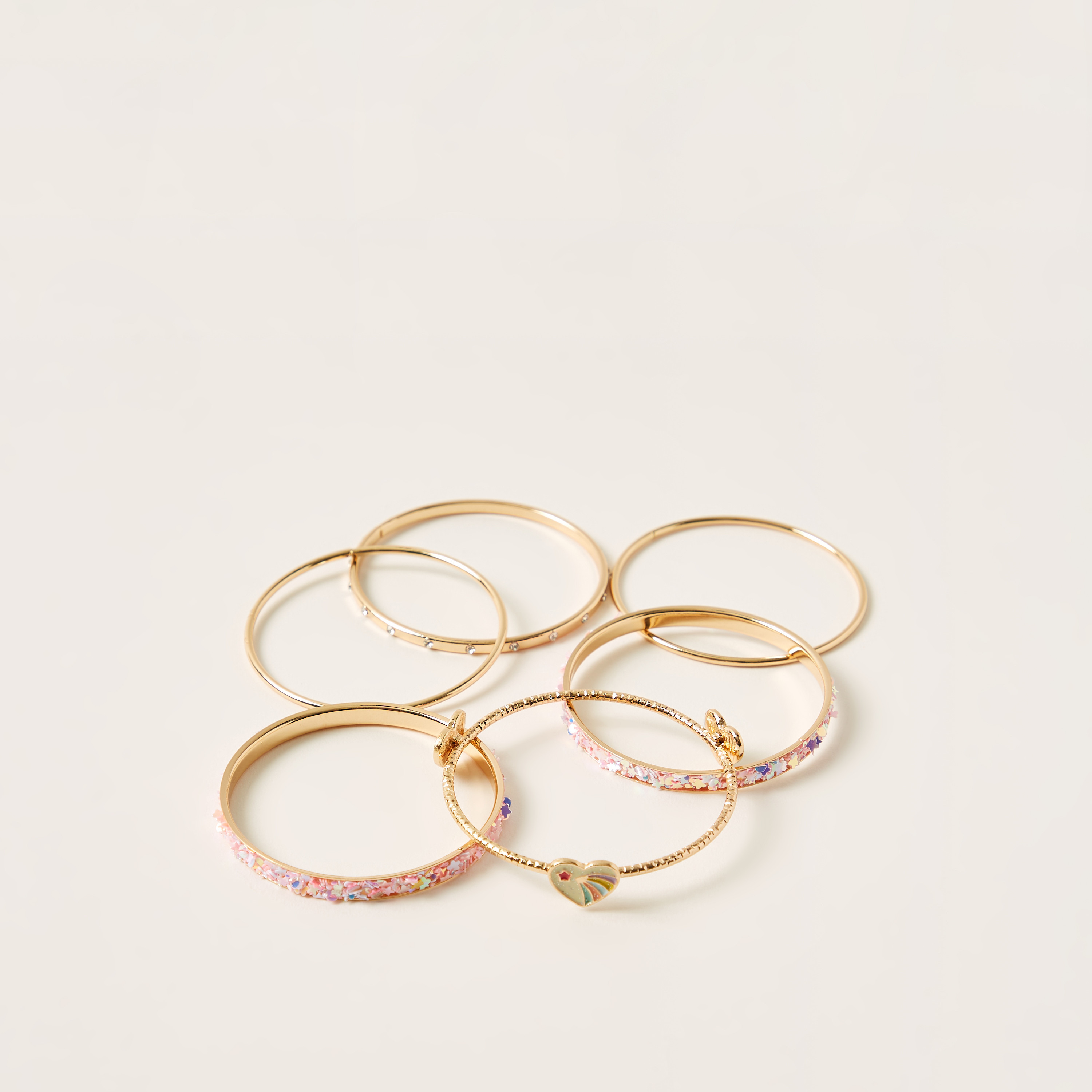 Charmz Assorted Bangle - Set of 6-girls-accessories-jewellery-image-2