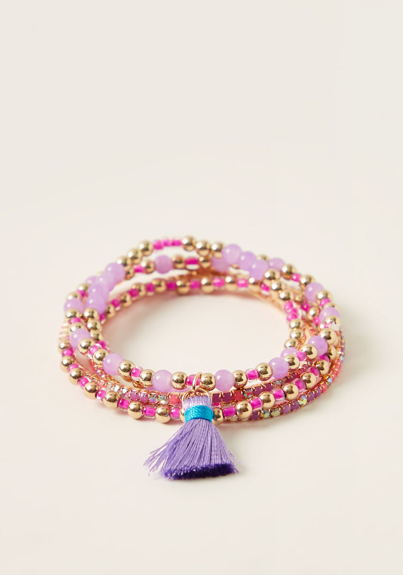 Charmz Embellished Bracelet - Set of 5-Jewellery-image-0