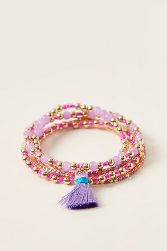 Charmz Embellished Bracelet - Set of 5