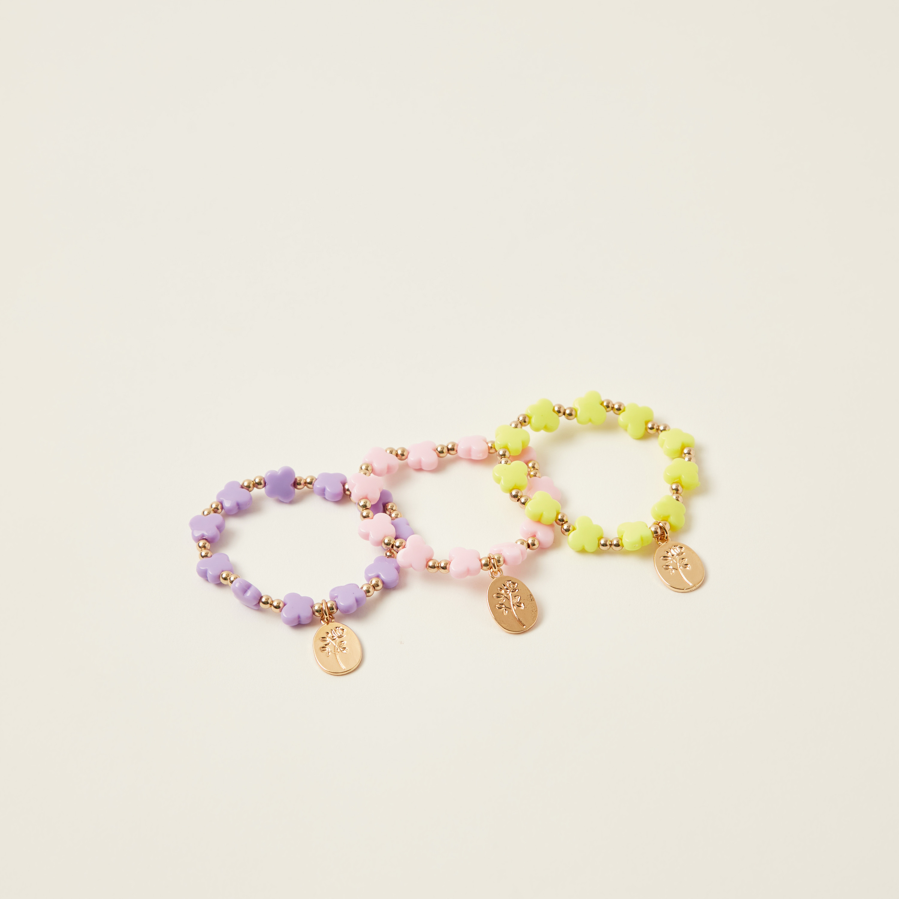أساور خرز بدلاية من تشارمز- طقم من 3 قطع-girls-accessories-jewellery-image-2
