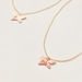Charmz Metallic Necklace with Butterfly Pendant - Set of 2-Jewellery-thumbnail-1