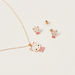 Charmz Cat Pendant Necklace and Earrings Set-Jewellery-thumbnail-3