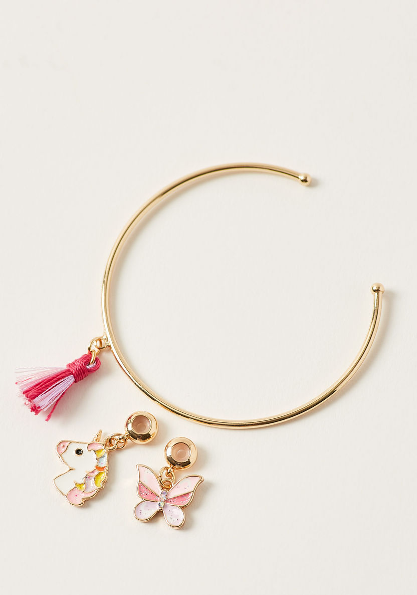 Charmz Cuff Bracelet and Accent Piece Set-Jewellery-image-1