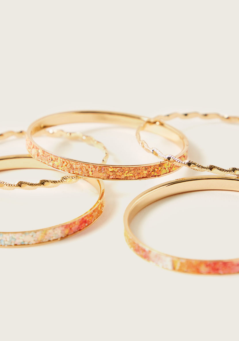 Charmz Assorted Bangle - Set of 5-Jewellery-image-2
