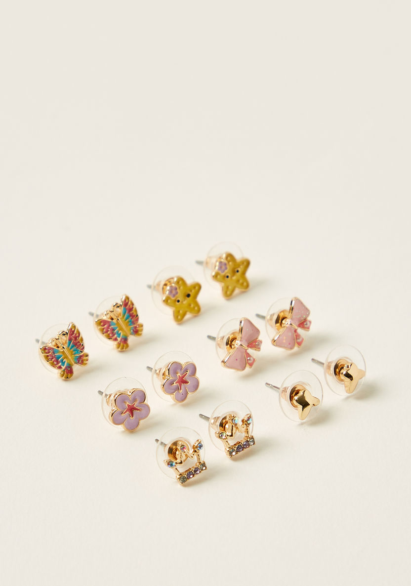 Charmz Assorted Earrings - Set of 6-Jewellery-image-0