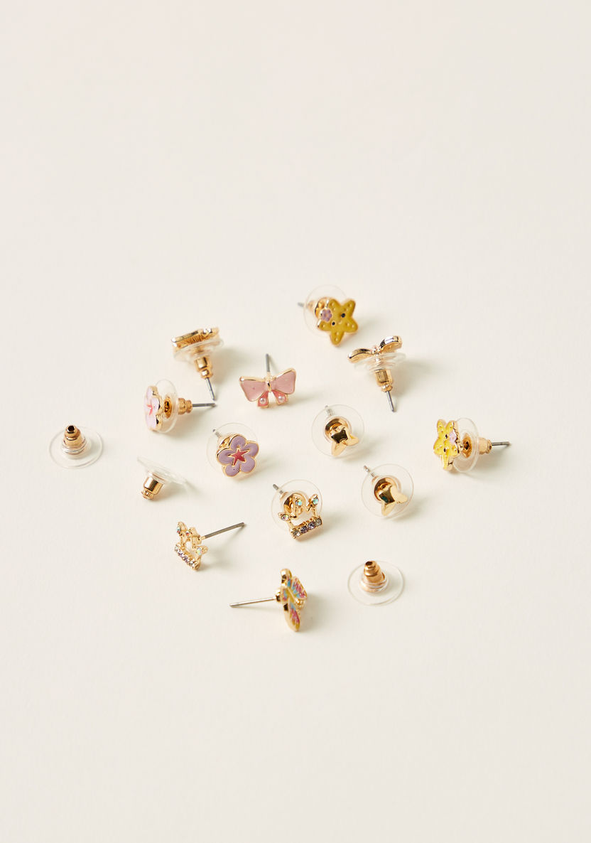 Charmz Assorted Earrings - Set of 6-Jewellery-image-1