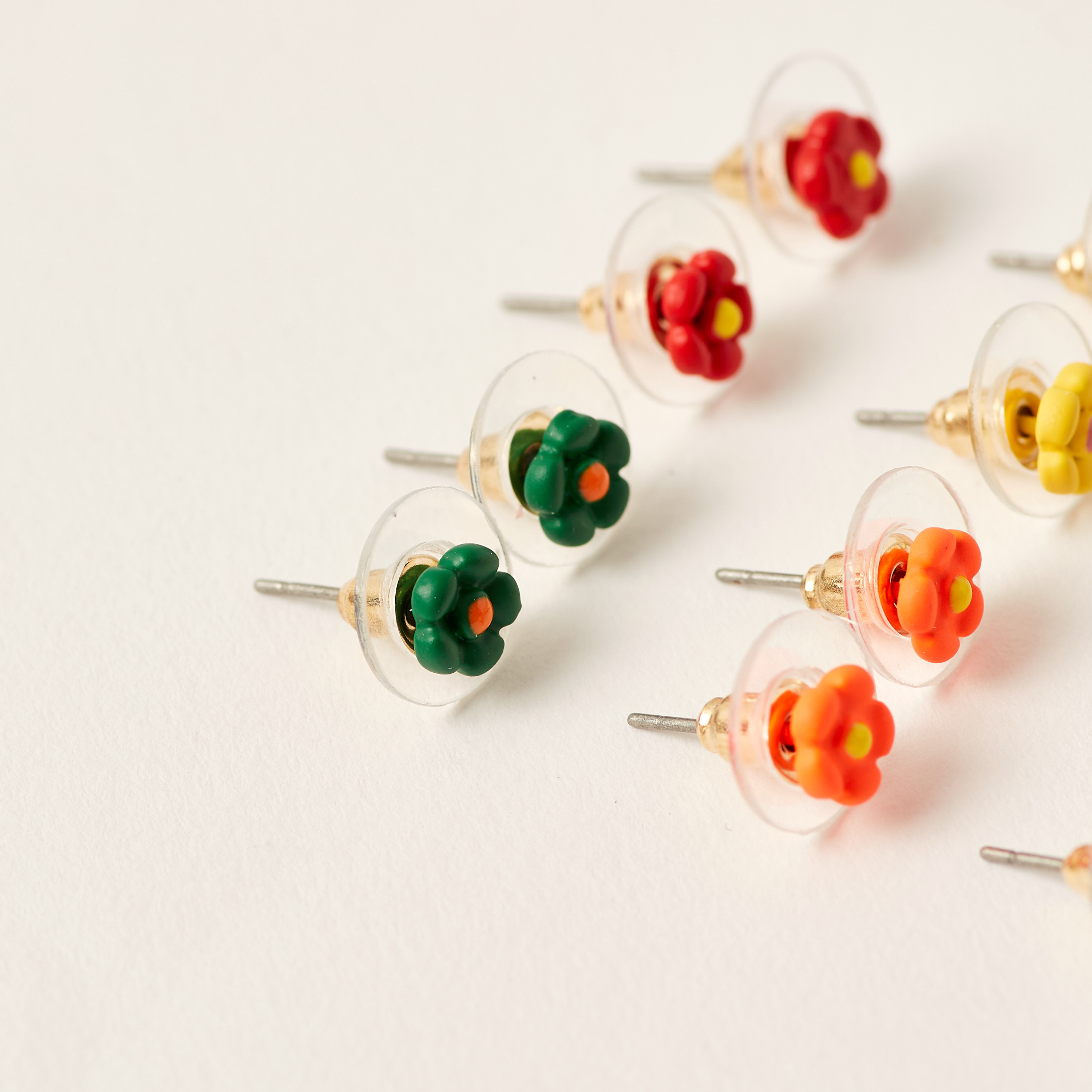 Charmz Floral Earrings - Set of 6-girls-accessories-jewellery-image-2