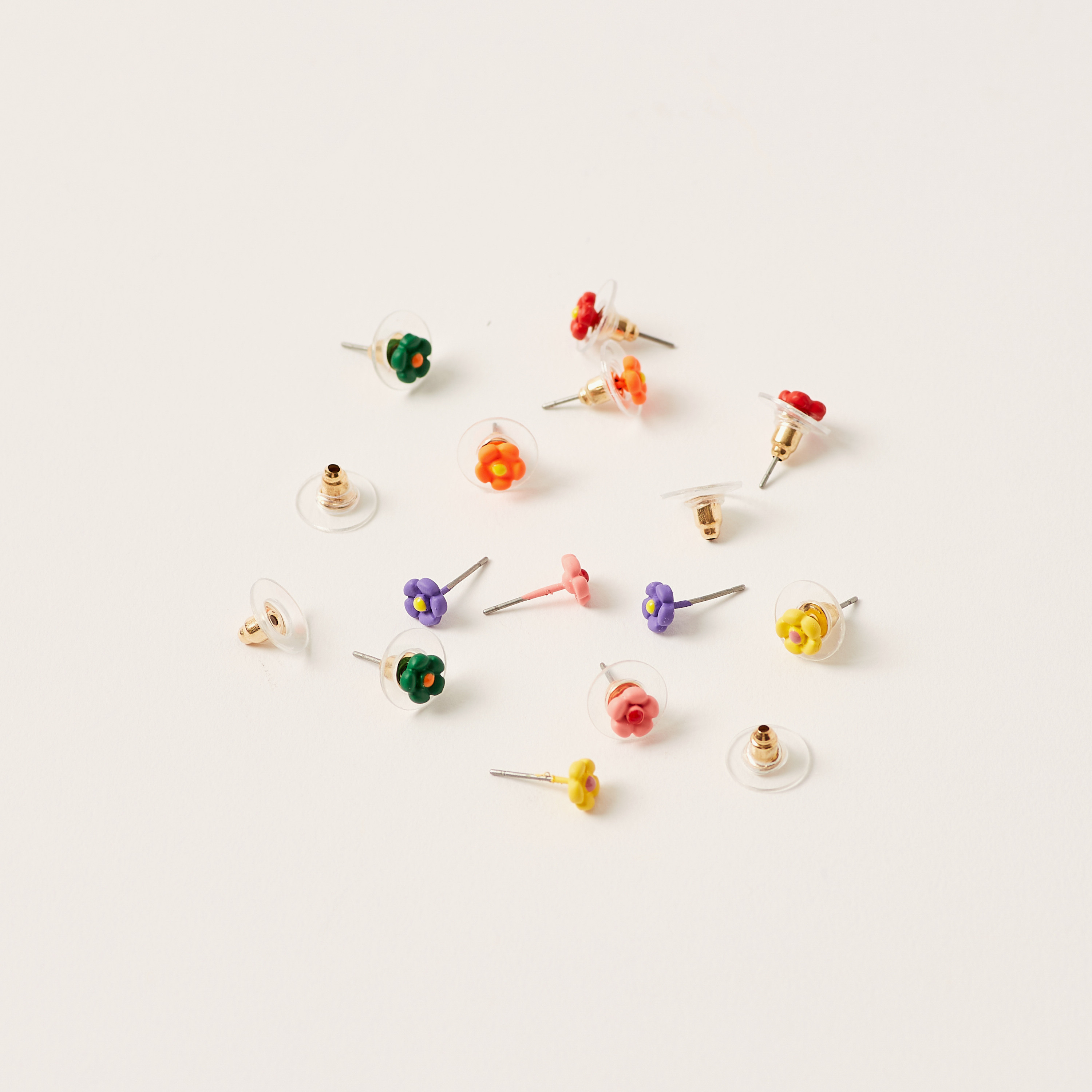 Charmz Floral Earrings - Set of 6-girls-accessories-jewellery-image-3