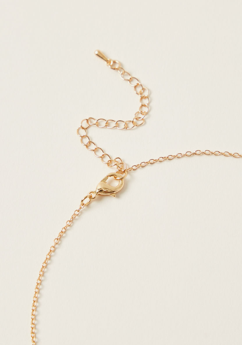 Charmz Double Layer Necklace with Pendants-Jewellery-image-2