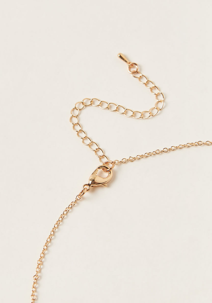 Charmz Embellished Pendant Necklace and Earrings Set-Jewellery-image-3
