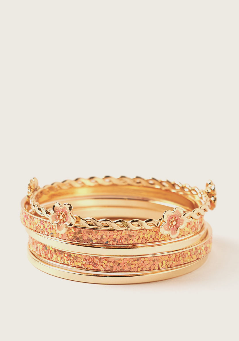 Charmz Assorted Bangle - Set of 5-Jewellery-image-0