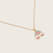 Charmz Rainbow Shaped Pendant Necklace and Cuff Bracelet Set-Jewellery-thumbnail-1