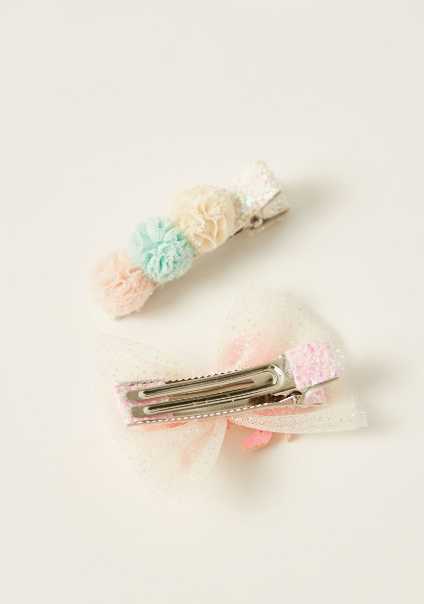 Charmz Embellished Hair Clip - Set of 2-Hair Accessories-image-1