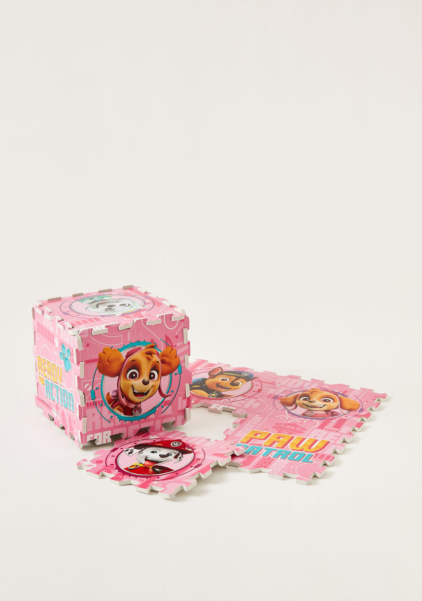 Viacom 9-Piece Paw Patrol Print Puzzle Playmat-Blocks%2C Puzzles and Board Games-image-0